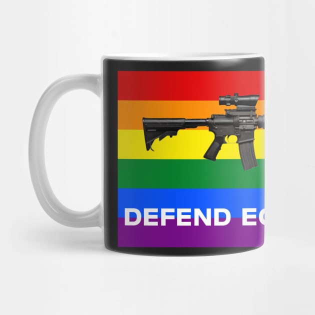 Defend Equality (Pride Flag)| First Amendment| Cool and Cute Stickers| T-Shirts by RevolutionToday